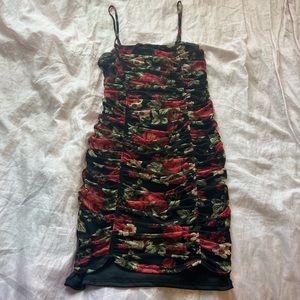 Floral mini dress